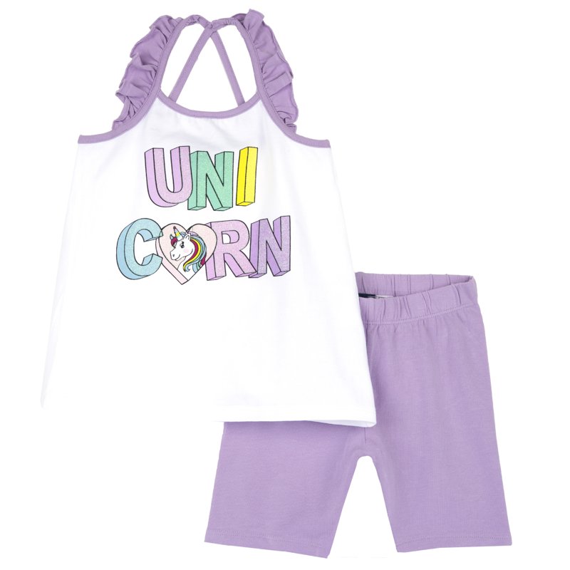 SET 2: TANK TOP + LEGGINGS - LIGHT LILAC