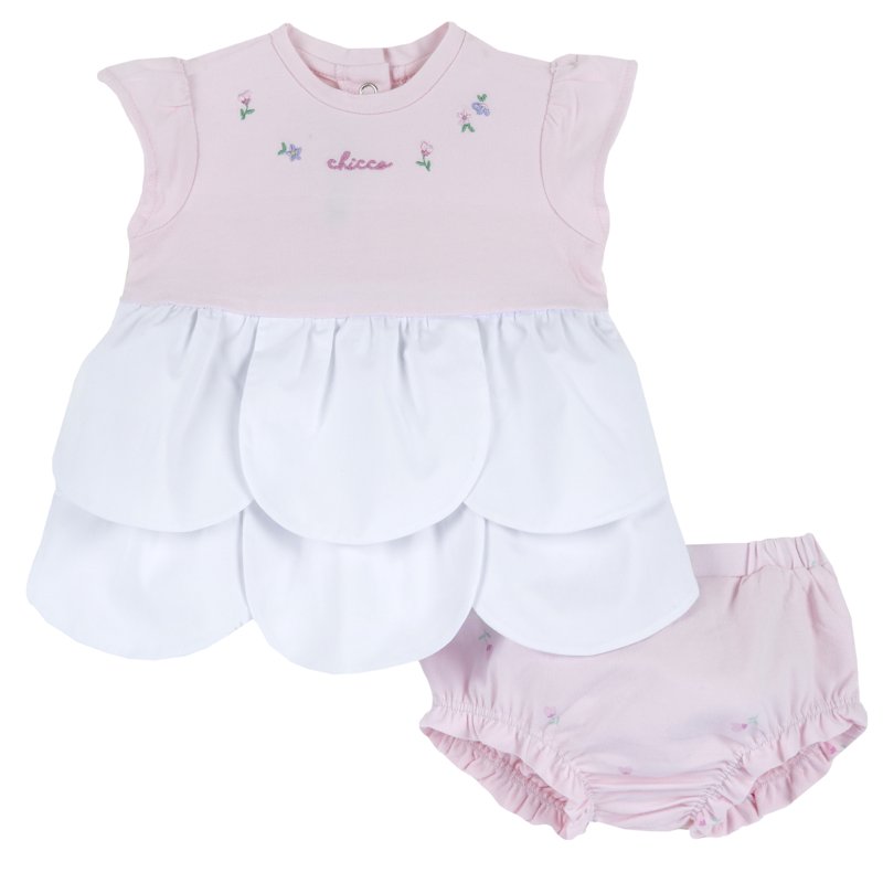 SET 2: DRESS SLEEVELESS + UNDERPANTS - LIGHT PINK