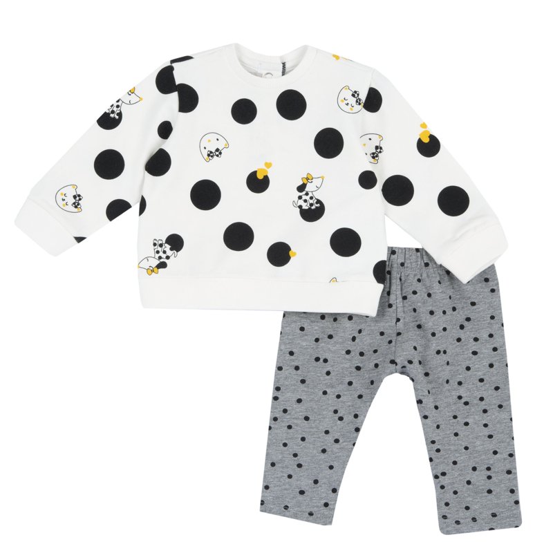 SET 2: SWEATSHIRT + LEGGINGS - NATURAL