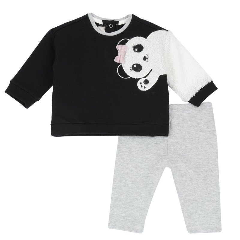 SET 2: SWEATSHIRT + LEGGINGS - BLACK