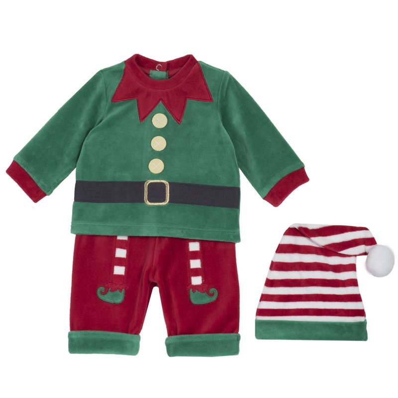 SET 3: BLOUSE + PANTS + HAT - MEDIUM GREEN