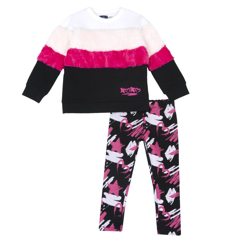 SET 2: SWEATSHIRT + LEGGINGS - BLACK