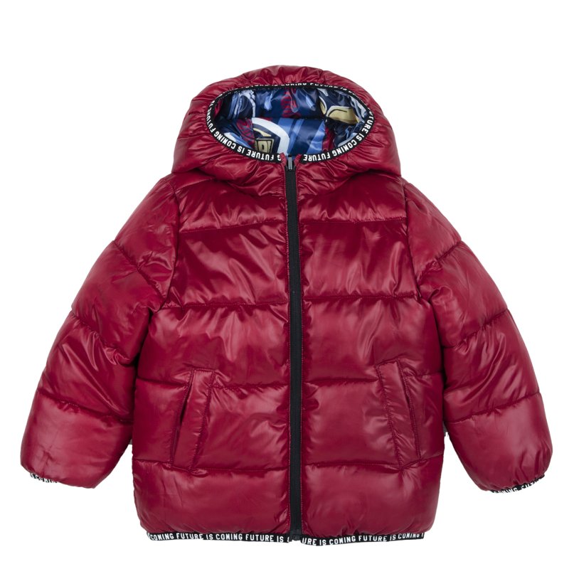 DOWN JACKET - DARK RED