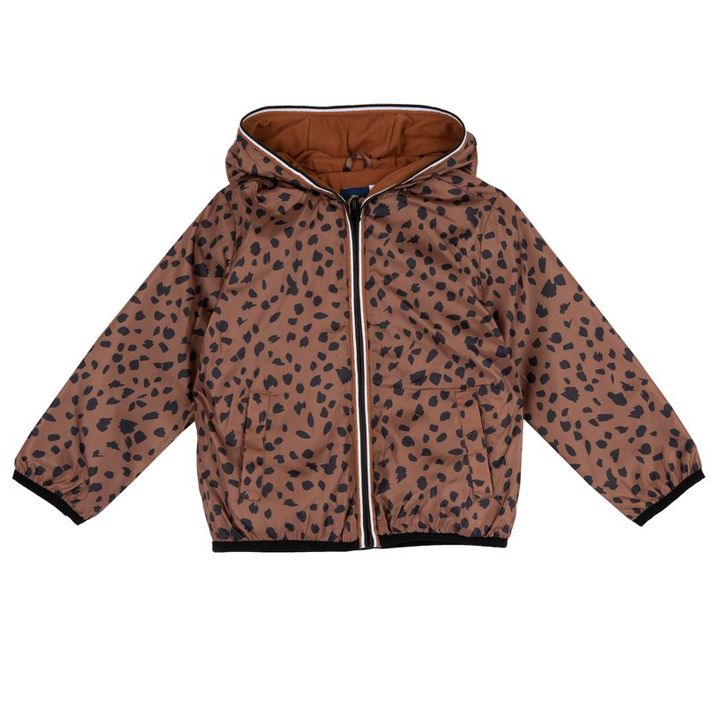 BLOUSON - BROWN PRINTED