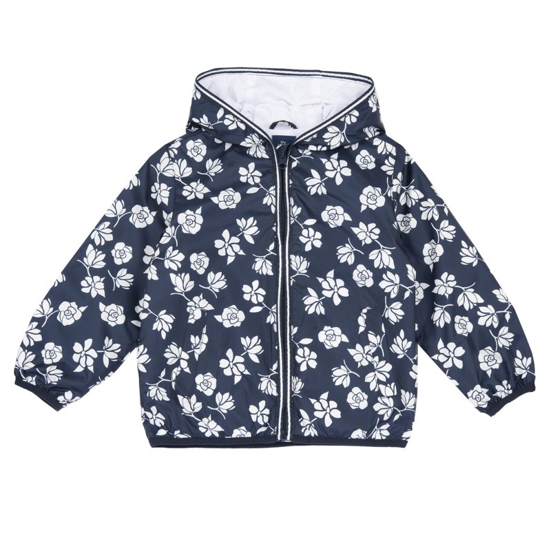 BLOUSON - BLUE PRINTED