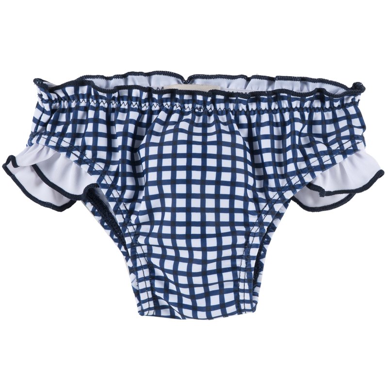 BIKINI BOTTOM - WHITE/BLUE