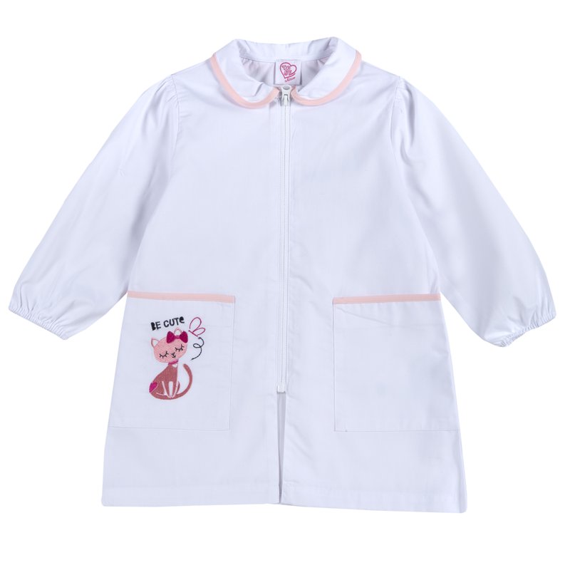 KINDERGARDEN APRON - WHITE