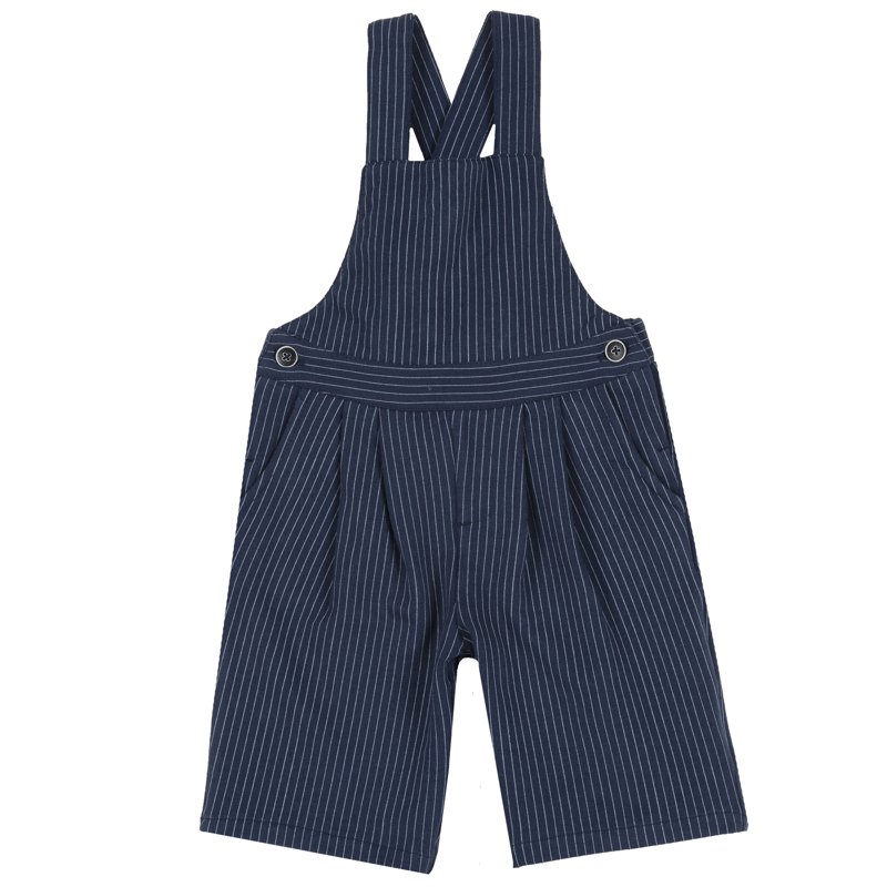 LONG DUNGAREES - STEEL
