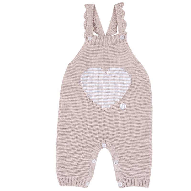 LONG DUNGAREES - MEDIUM PINK