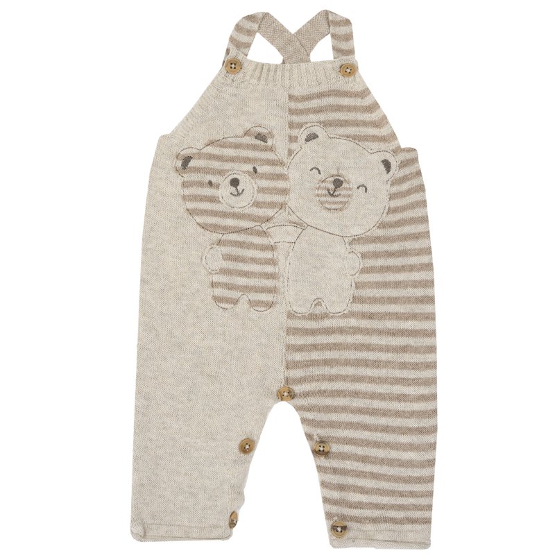 LONG DUNGAREES - LIGHT NATURAL