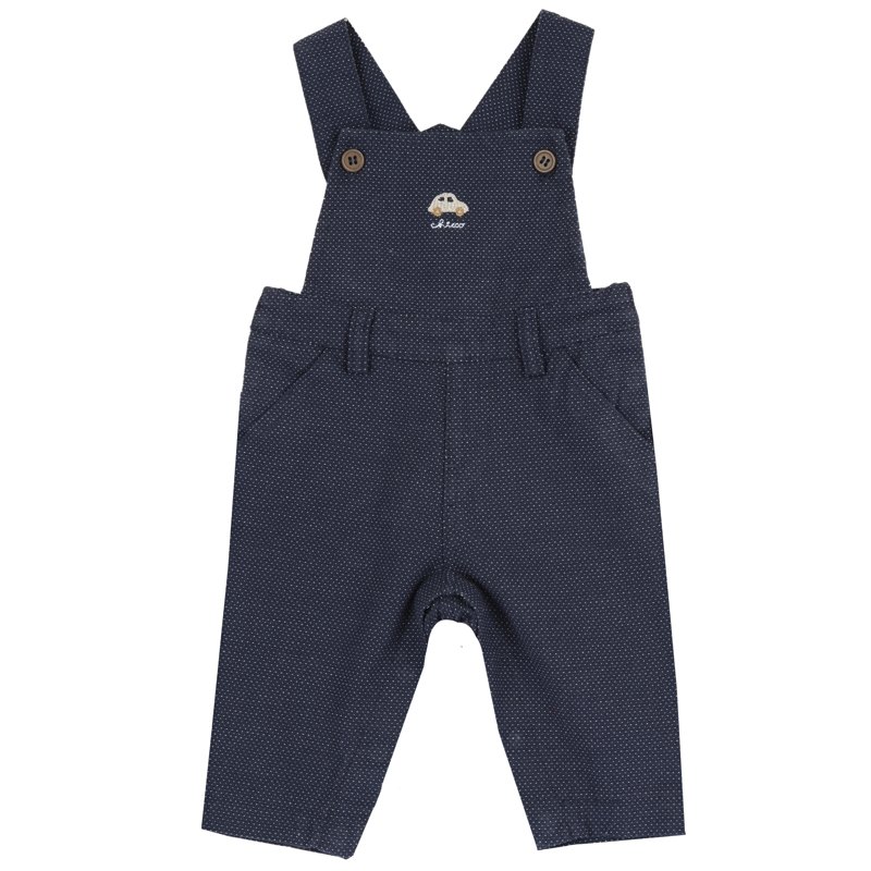 LONG DUNGAREES - DARK BLUE
