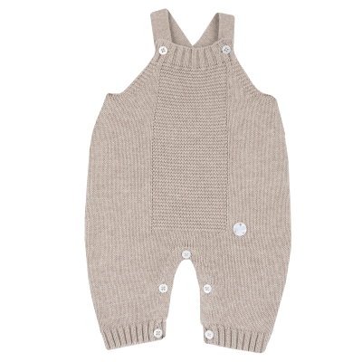 LONG DUNGAREES - MEDIUM NATURAL