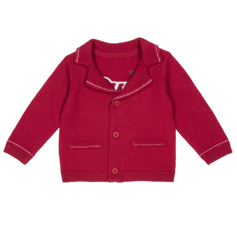 CARDIGAN - MEDIUM RED