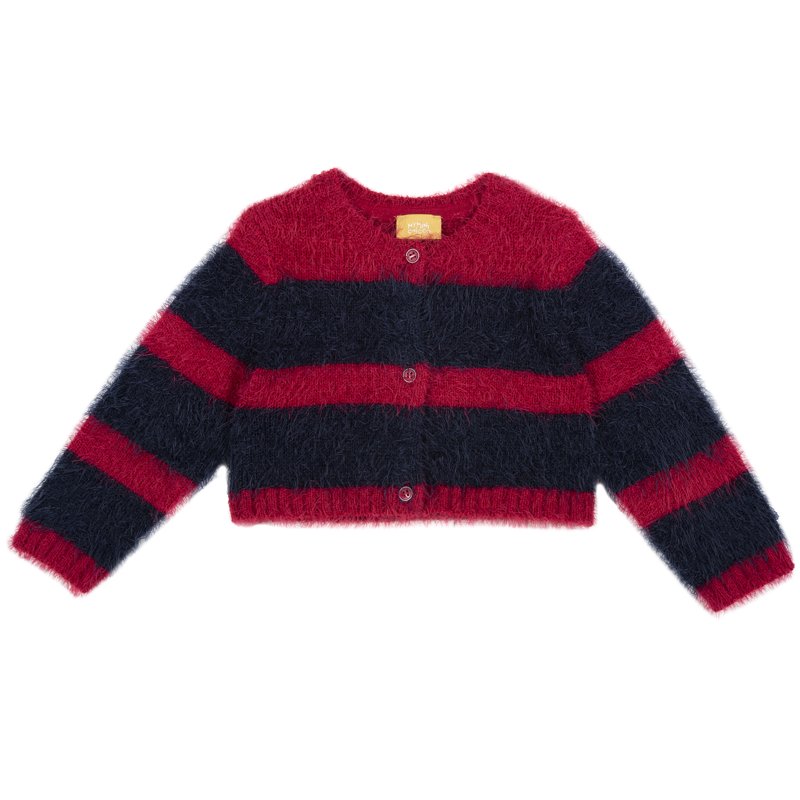 CARDIGAN - PINK STRIPED