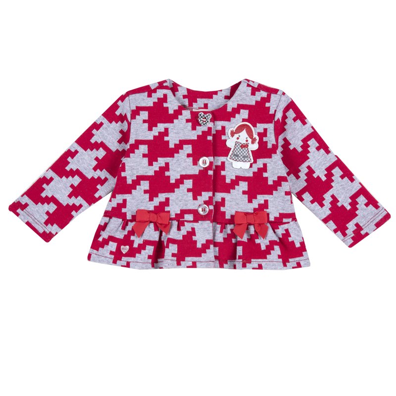 CARDIGAN - MEDIUM RED