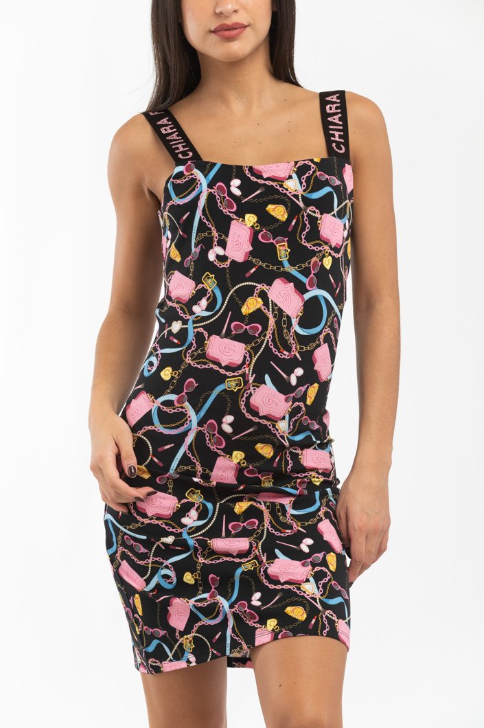 NIGHT DRESS - BLACK FANTASY