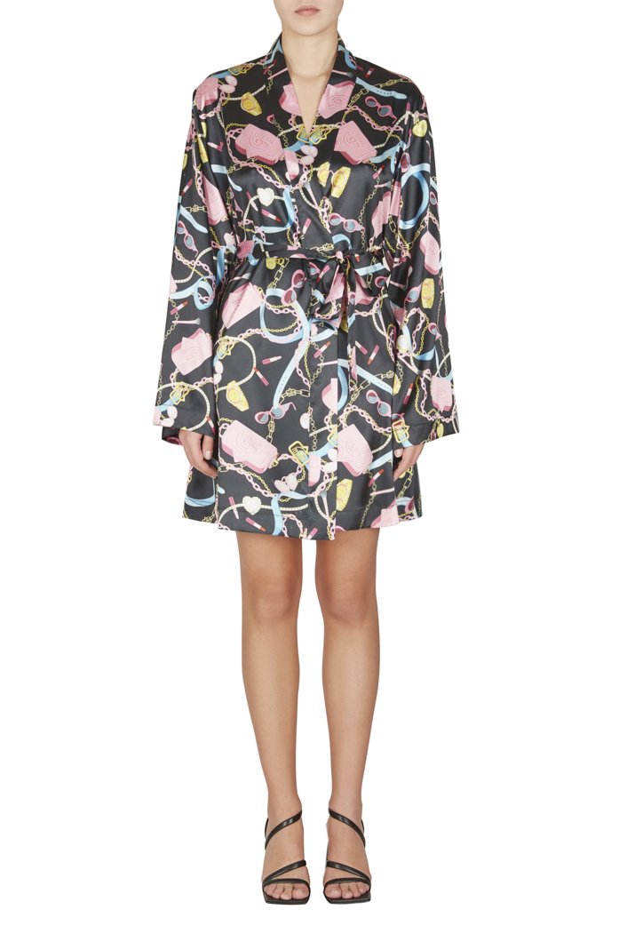 BATHROBE - BLACK FANTASY