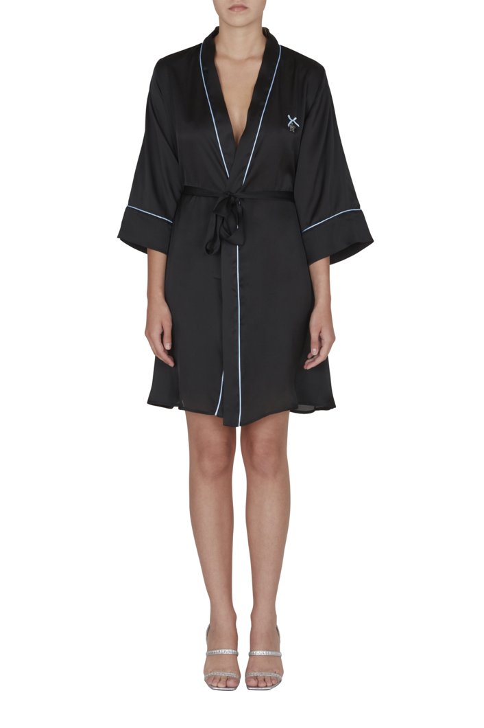 BATHROBE - BLACK