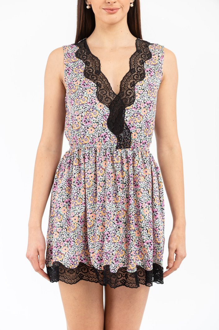 NIGHT DRESS - BLACK FANTASY