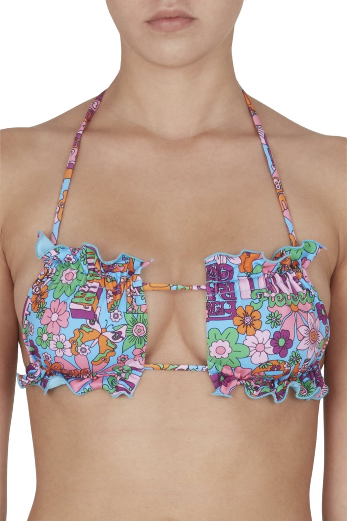 BIKINI TOP - BLUE FANTASY