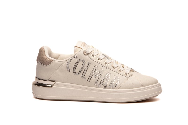 SNEAKERS - OFF WHITE/LT GOLD