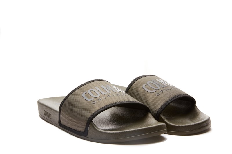 FLIP FLOPS - MILITARY GREEN/BLACK