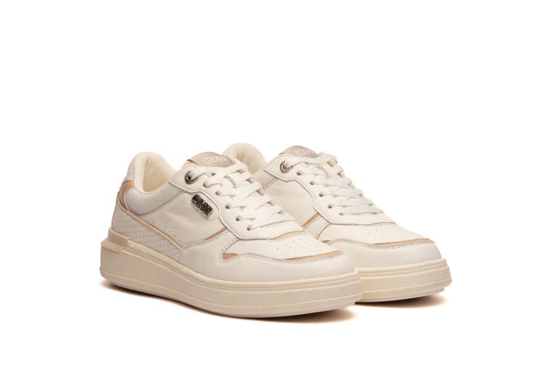 SNEAKERS - LIGHT WHITE-LILAC GRAY-BEIGE