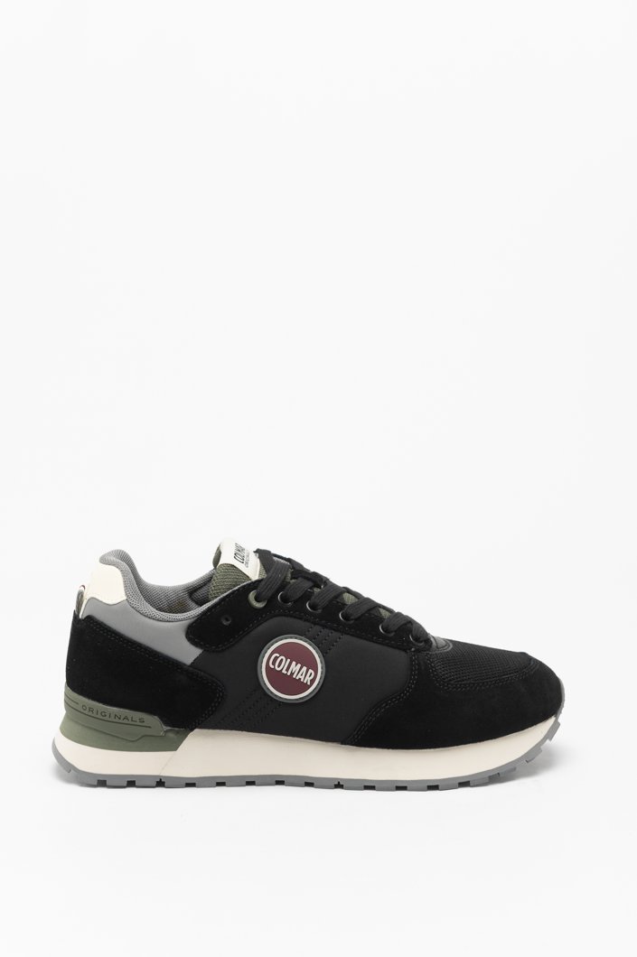 SNEAKERS - BLACK-MILITARY GREEN-GRAY