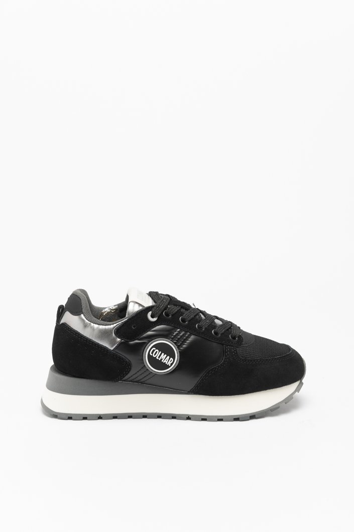 SNEAKERS - BLACK-DK SILVER
