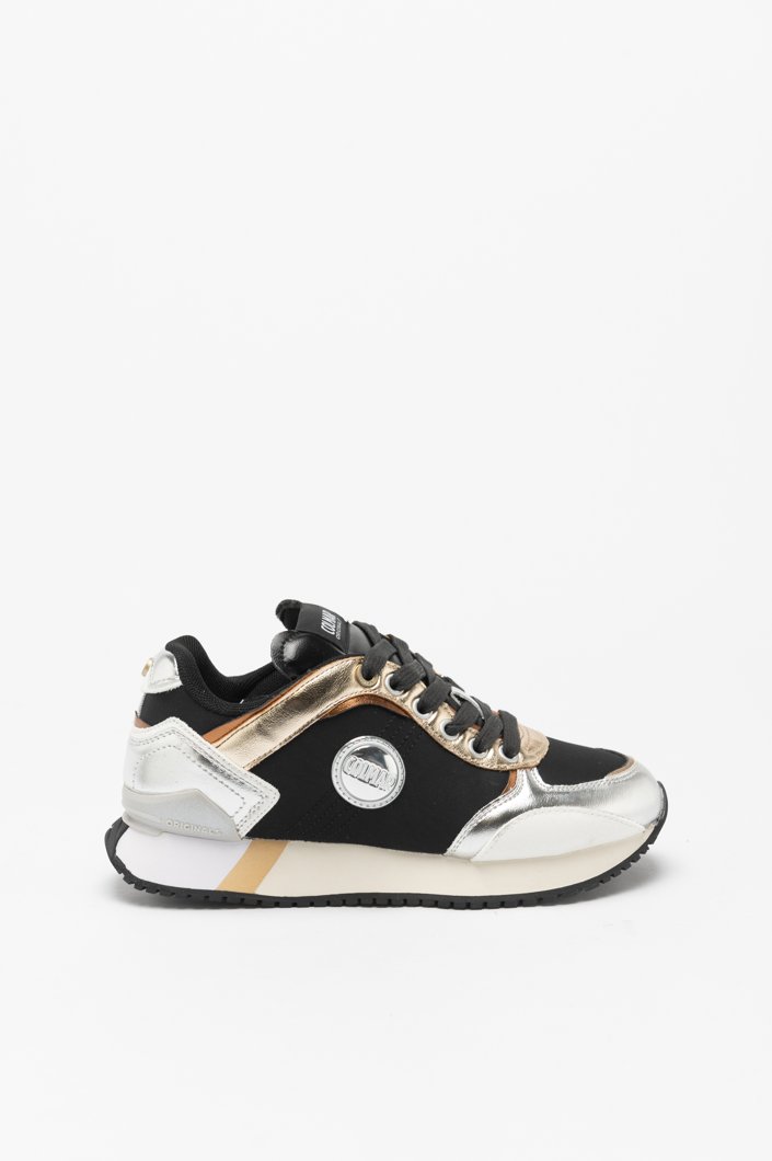 SNEAKERS - BLACK-SILVER-WHITE