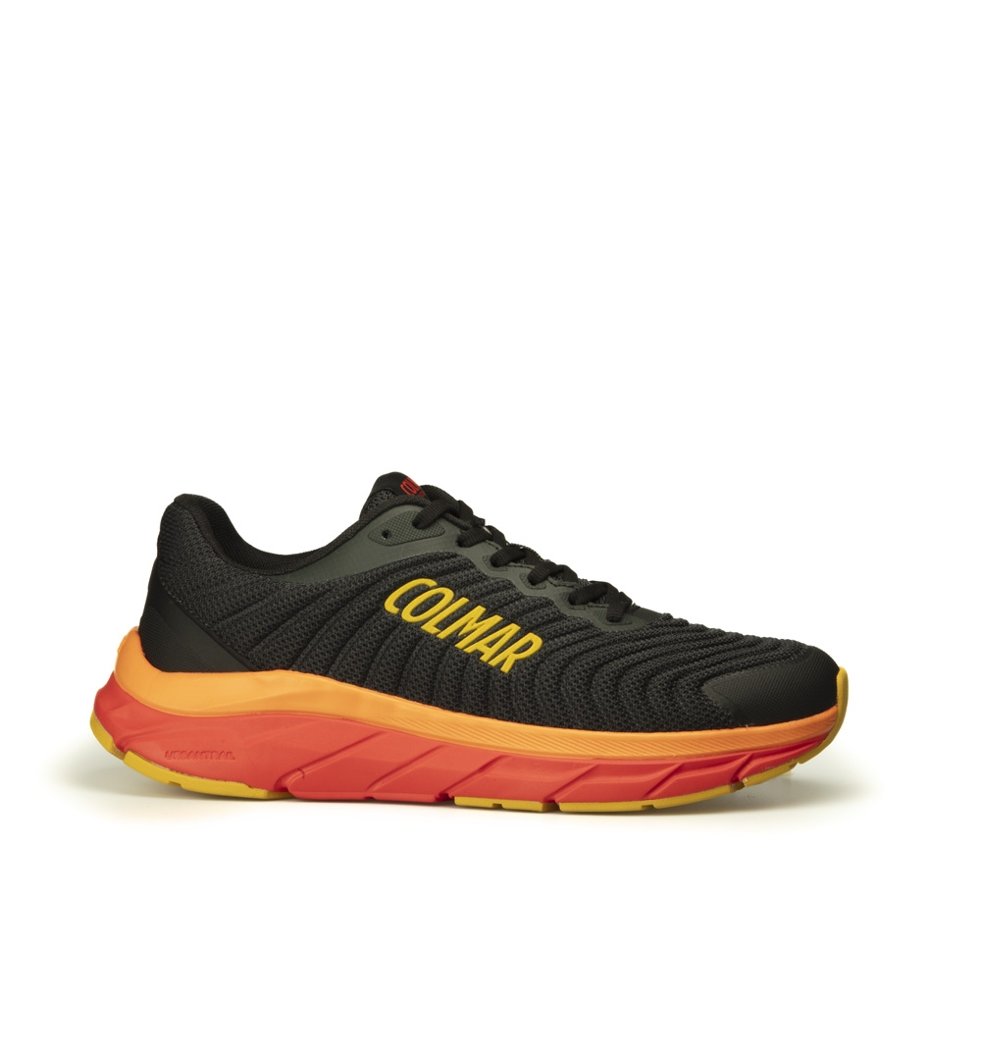 SNEAKERS - BLACK-YELLOW-RED-ORANGE