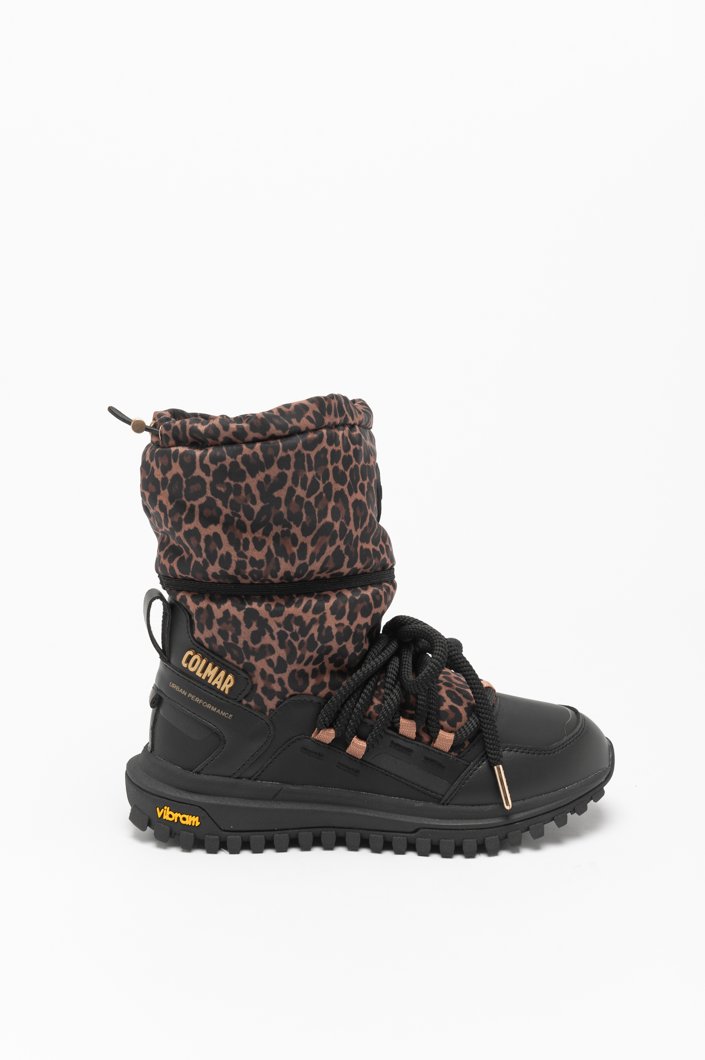 ANKLE BOOTS - BLACK-BROWN