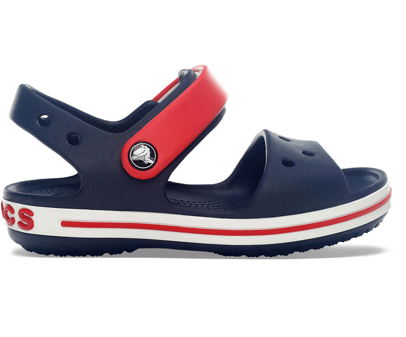 SANDALS - NAVY/RED