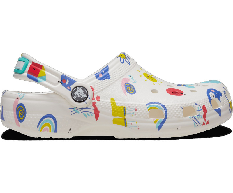 CLOG - WHITE/MULTI