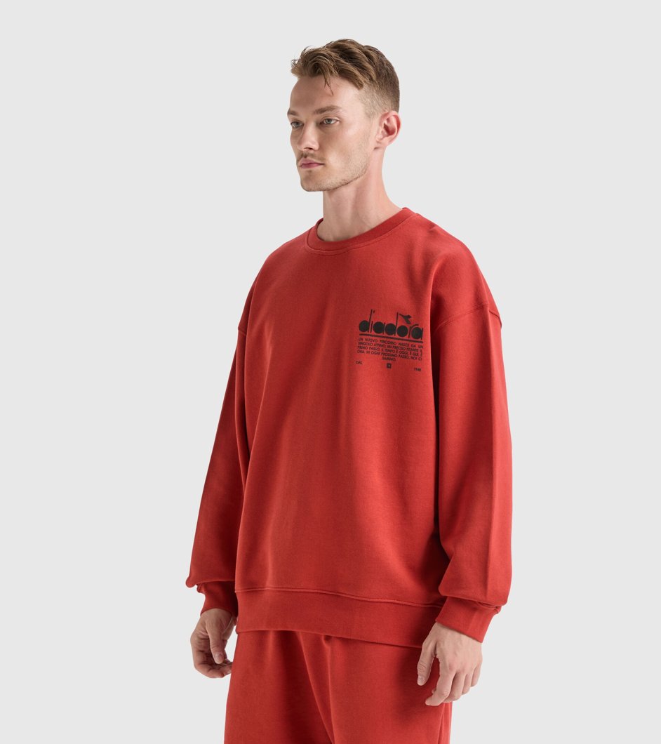 SWEATSHIRT - BROWN PURPLE