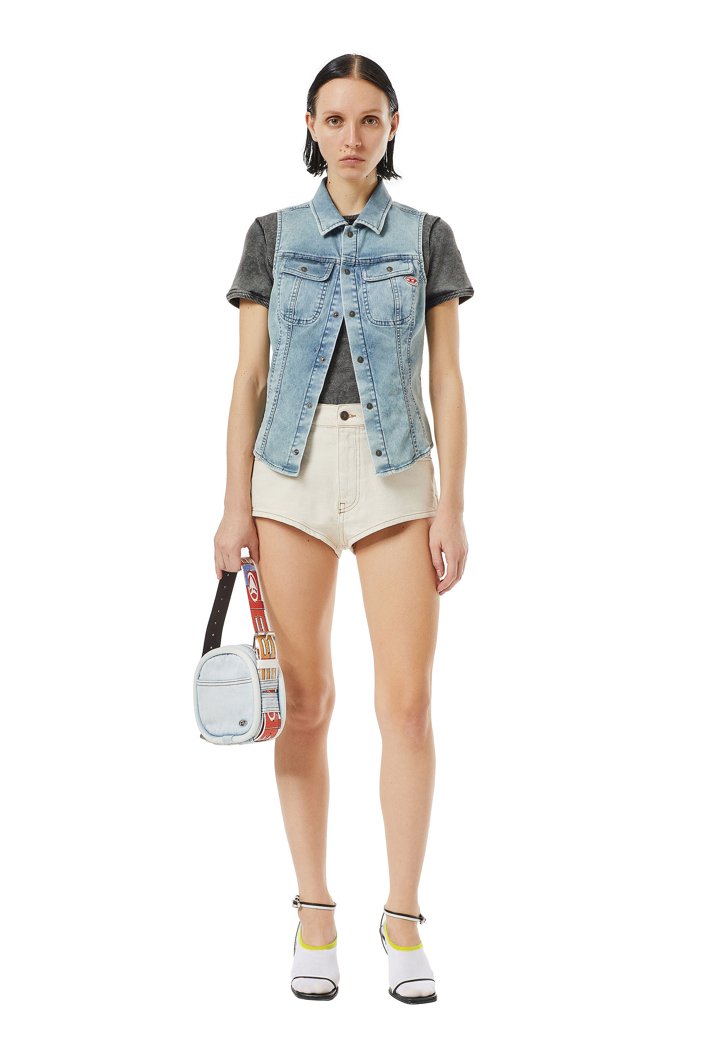 JEANS SHORTS - BRIGHT WHITE