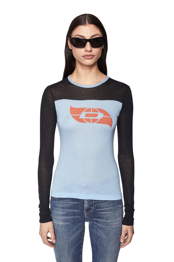 T-SHIRT LONG SLEEVE - JEANS