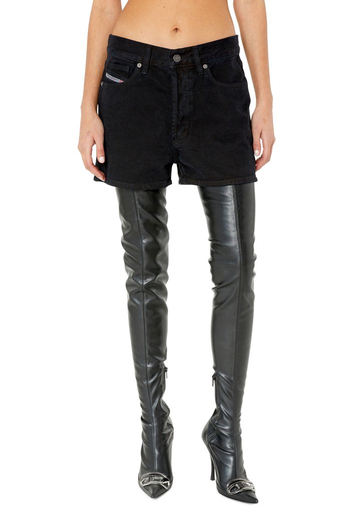 JEANS SHORTS - BLACK