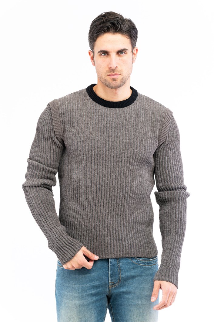 SWEATER - BS:VERD/NER/GRI