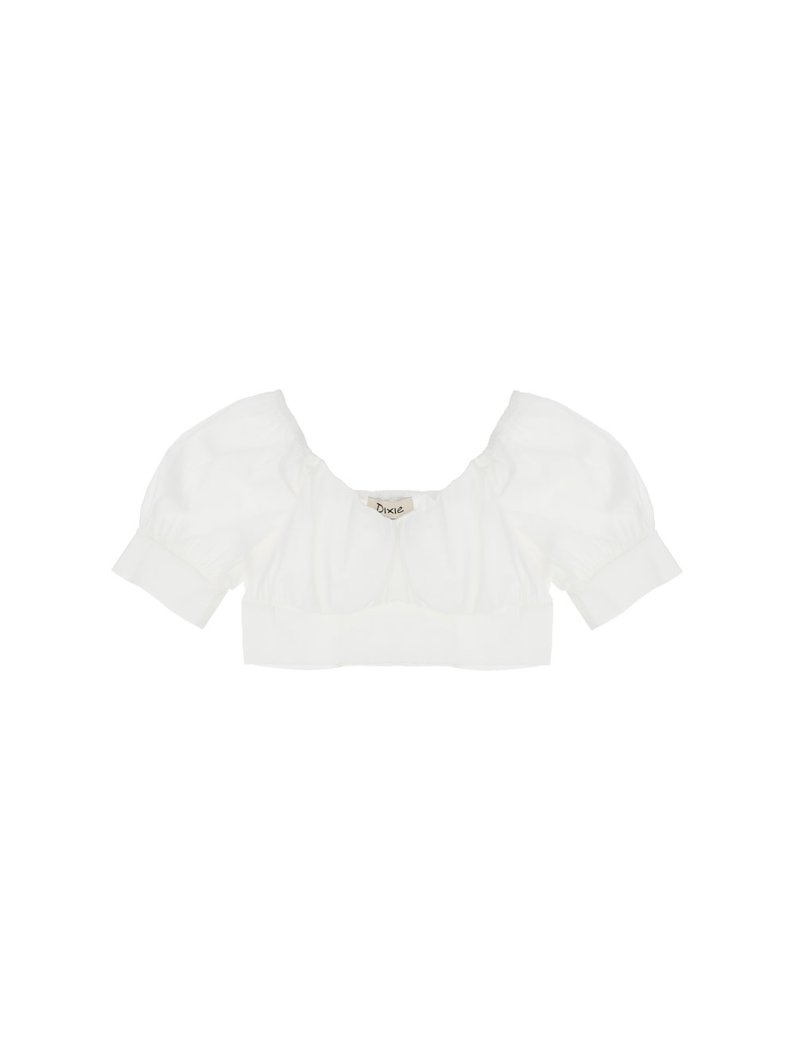 BLOUSE - WHITE WOOL