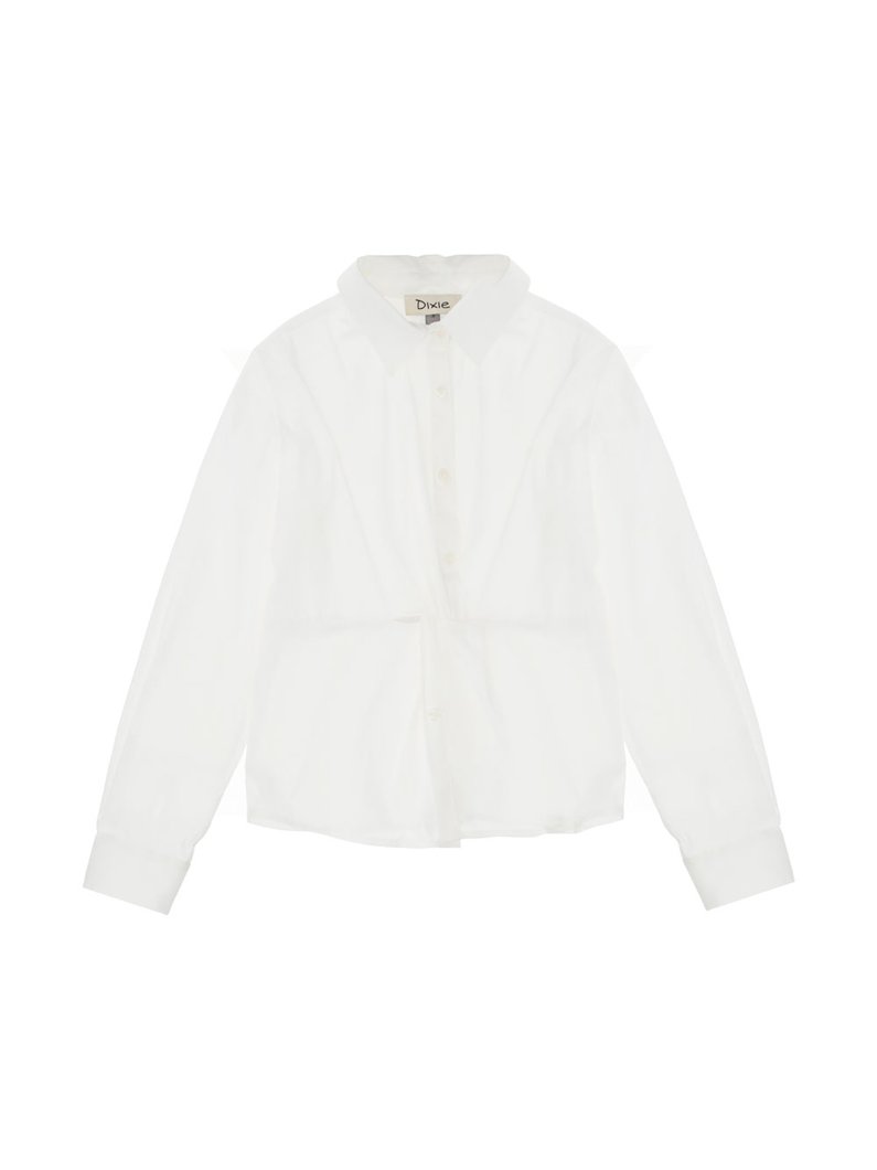 BLOUSE - WHITE WOOL