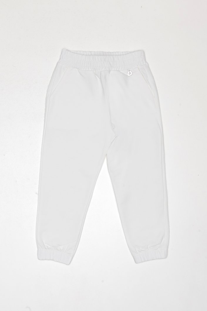 JOGGINGS - WHITE WOOL