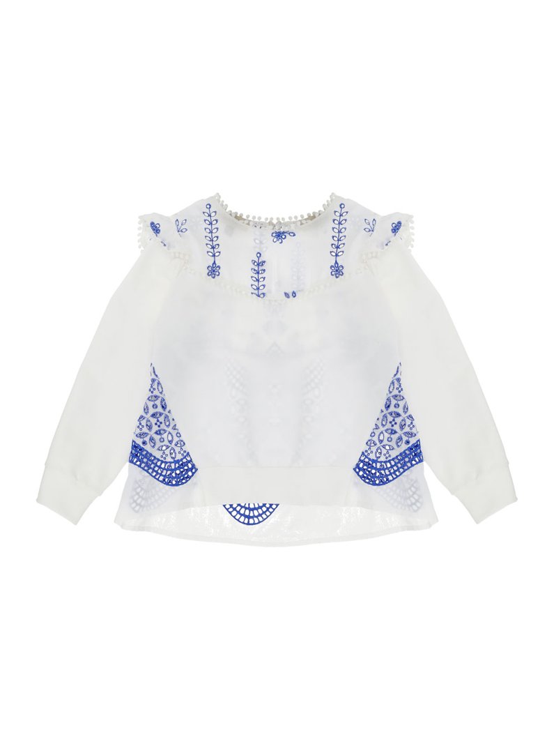 SWEATSHIRT - WHITE WOOL