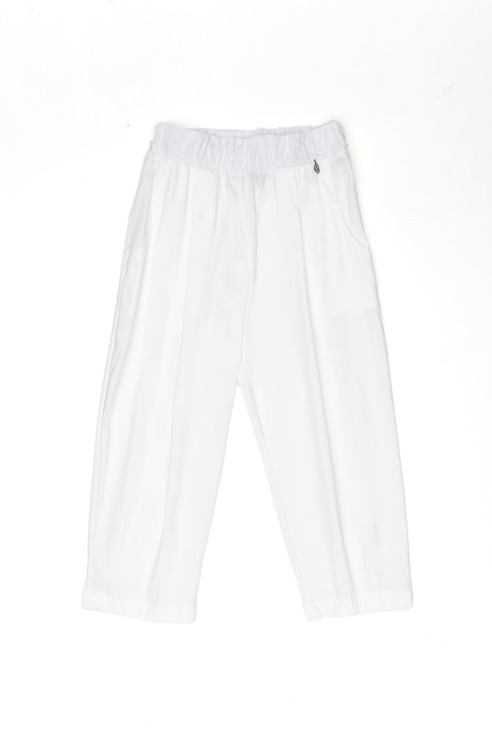 PANTS - WHITE WOOL