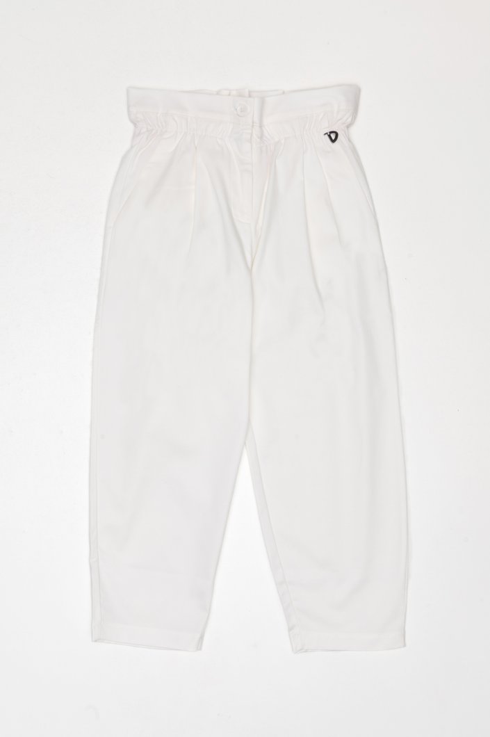 PANTS - WHITE WOOL