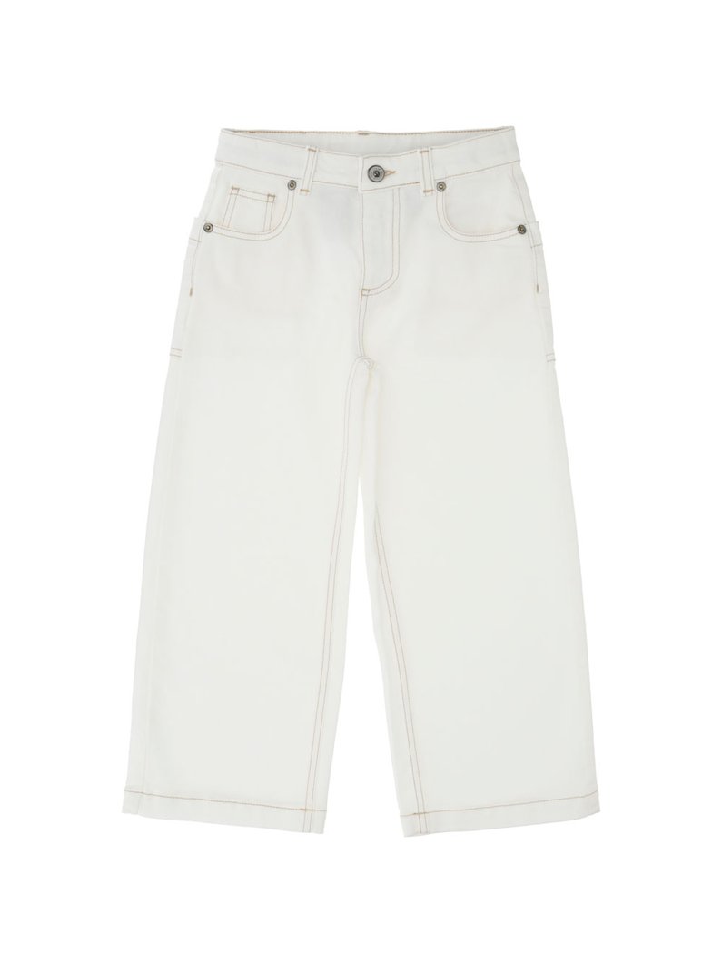 PANTS - WHITE WOOL