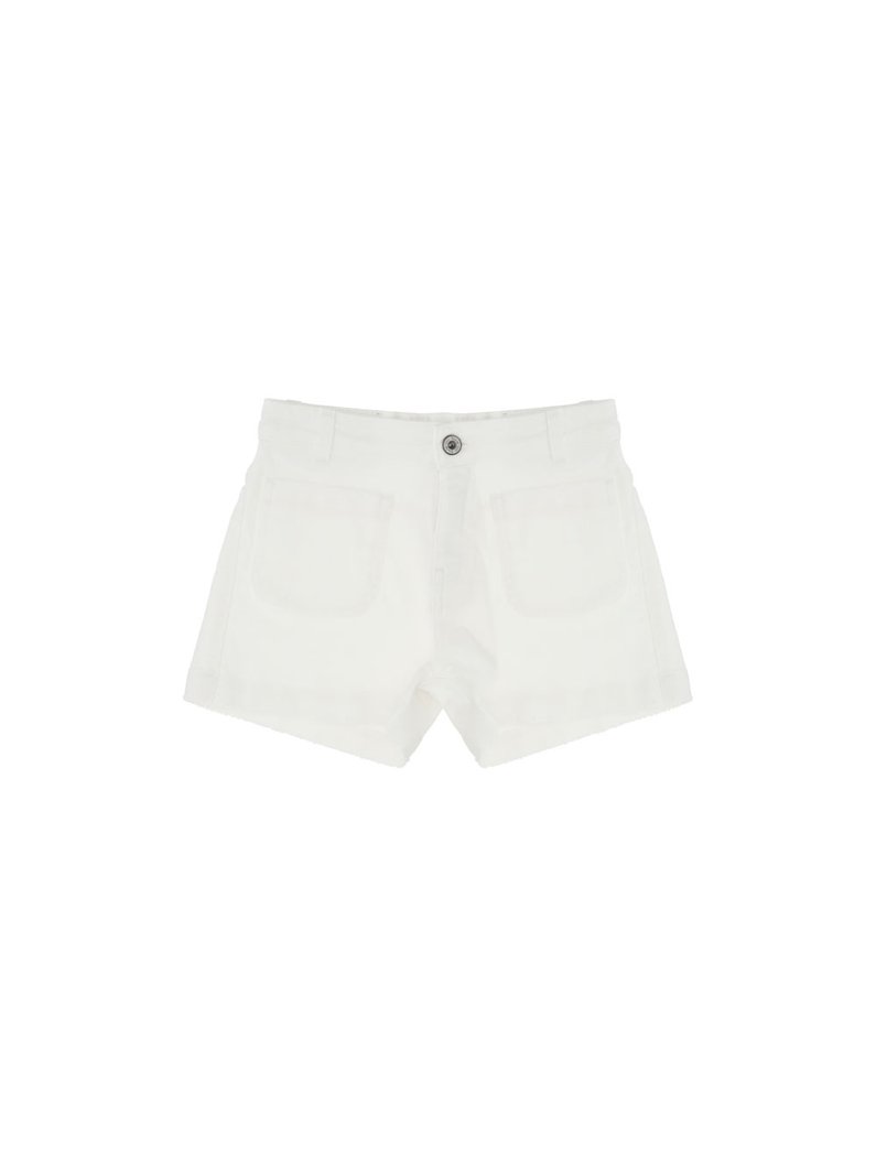 SHORTS - WHITE WOOL