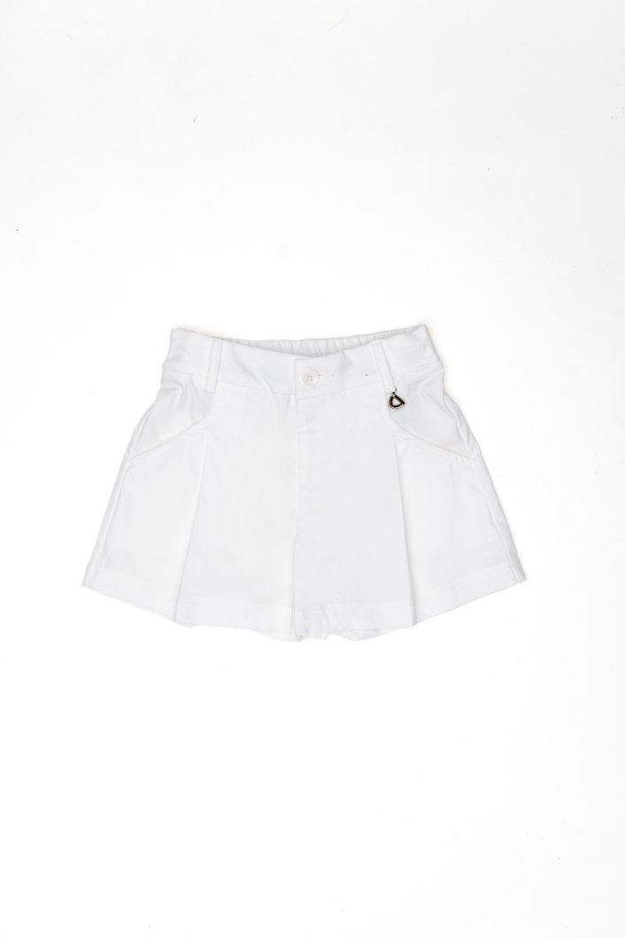 SHORTS - WHITE WOOL
