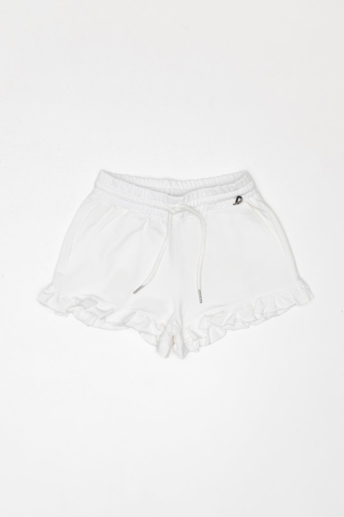 SHORTS - WHITE WOOL