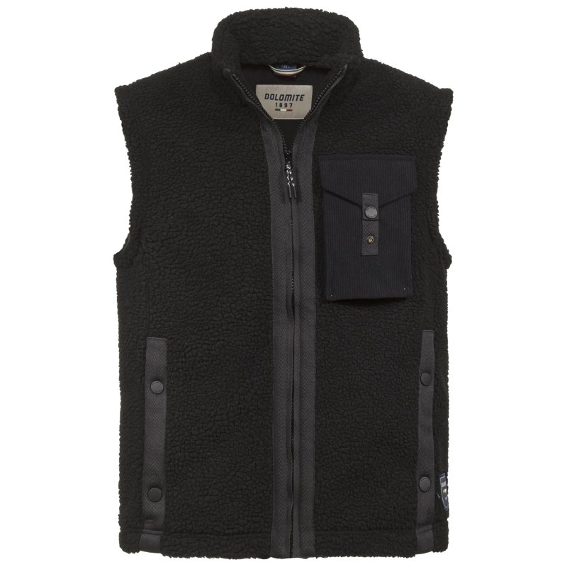 DOWN VEST - BLACK